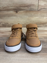 NEW Children's Place Contrast Cuff High Top Sneakers Brown sz 7c