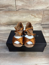 Capezio Valentina Ballroom Flats Cinnamon sz 11c