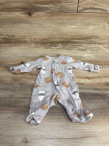 Carter's Milk & Cookies Sleeper Grey sz Preemie