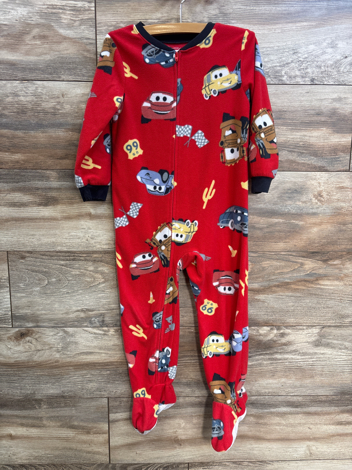 Disney Pixar Cars Blanket Sleeper Red sz 4T