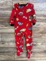 Disney Pixar Cars Blanket Sleeper Red sz 4T