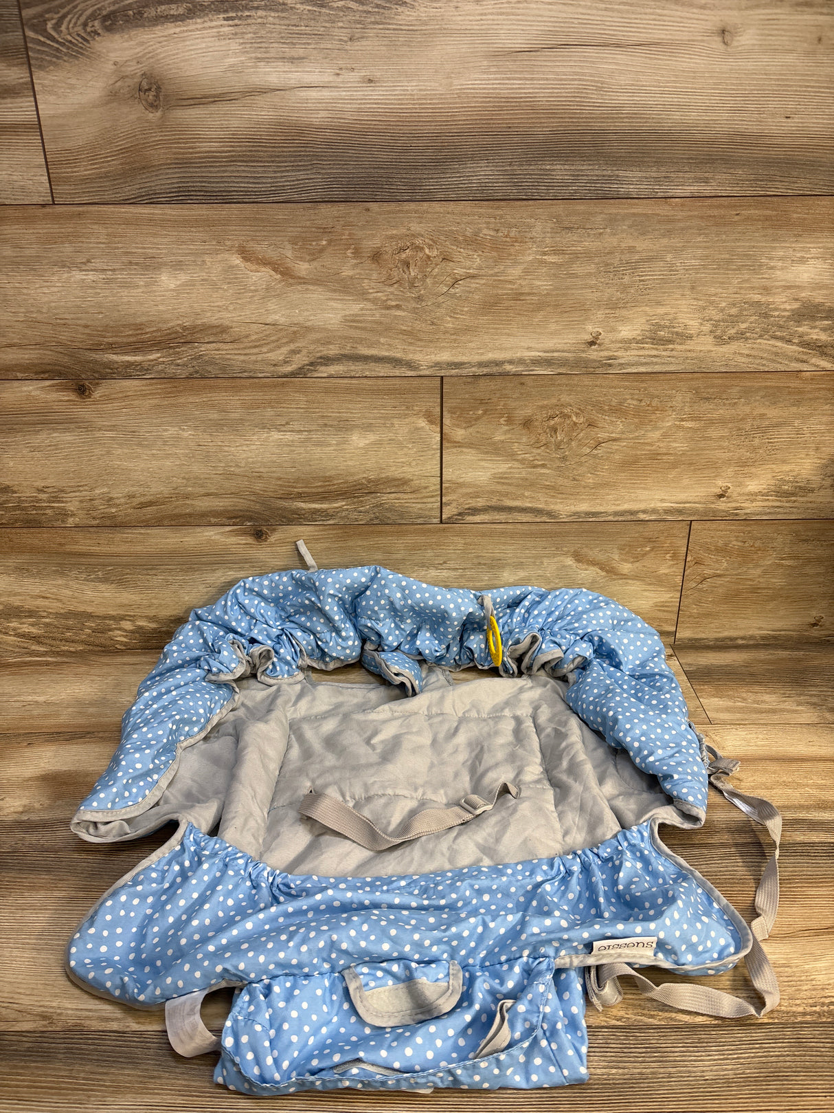 Suessie Shopping Cart & Highchair Cover - Blue Dots