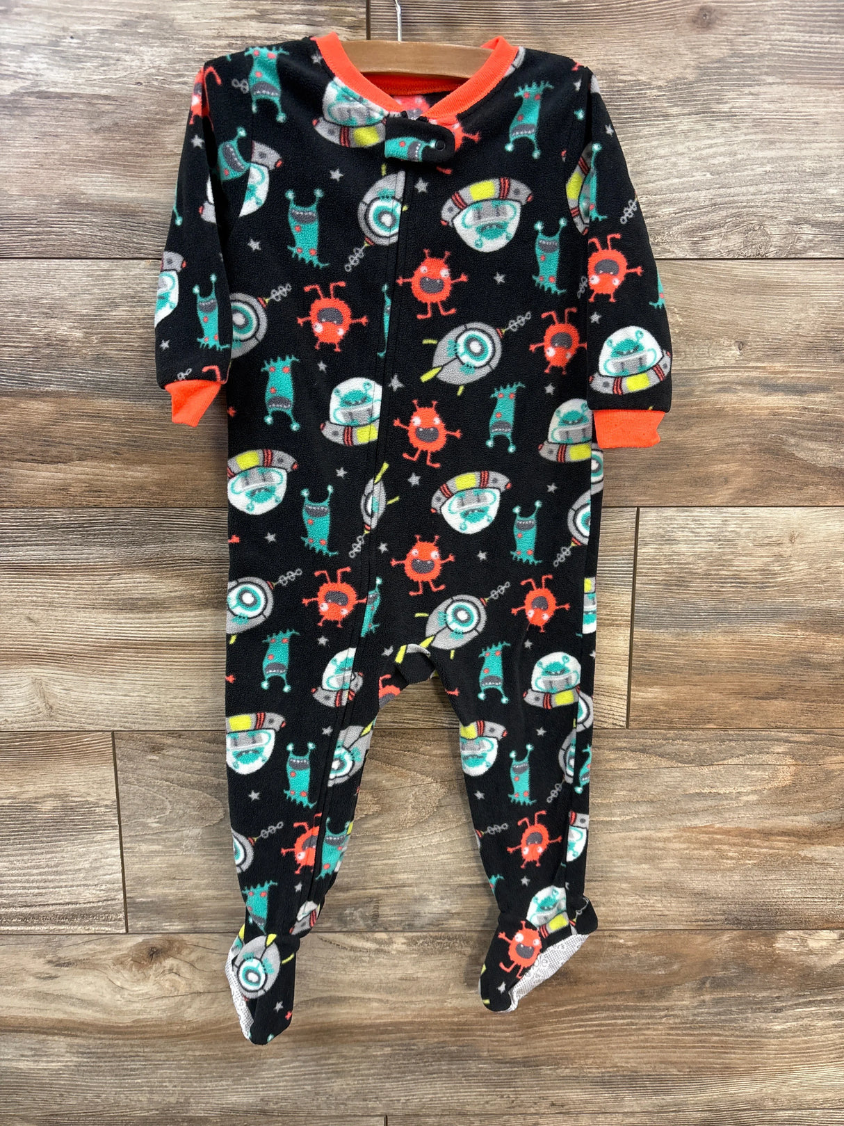 Simple Joys Aliens Blanket Sleeper Black sz 18m - Me n Mommy To Be