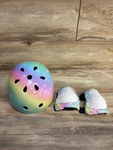 Kids Helmet & Elbow Pads Pink