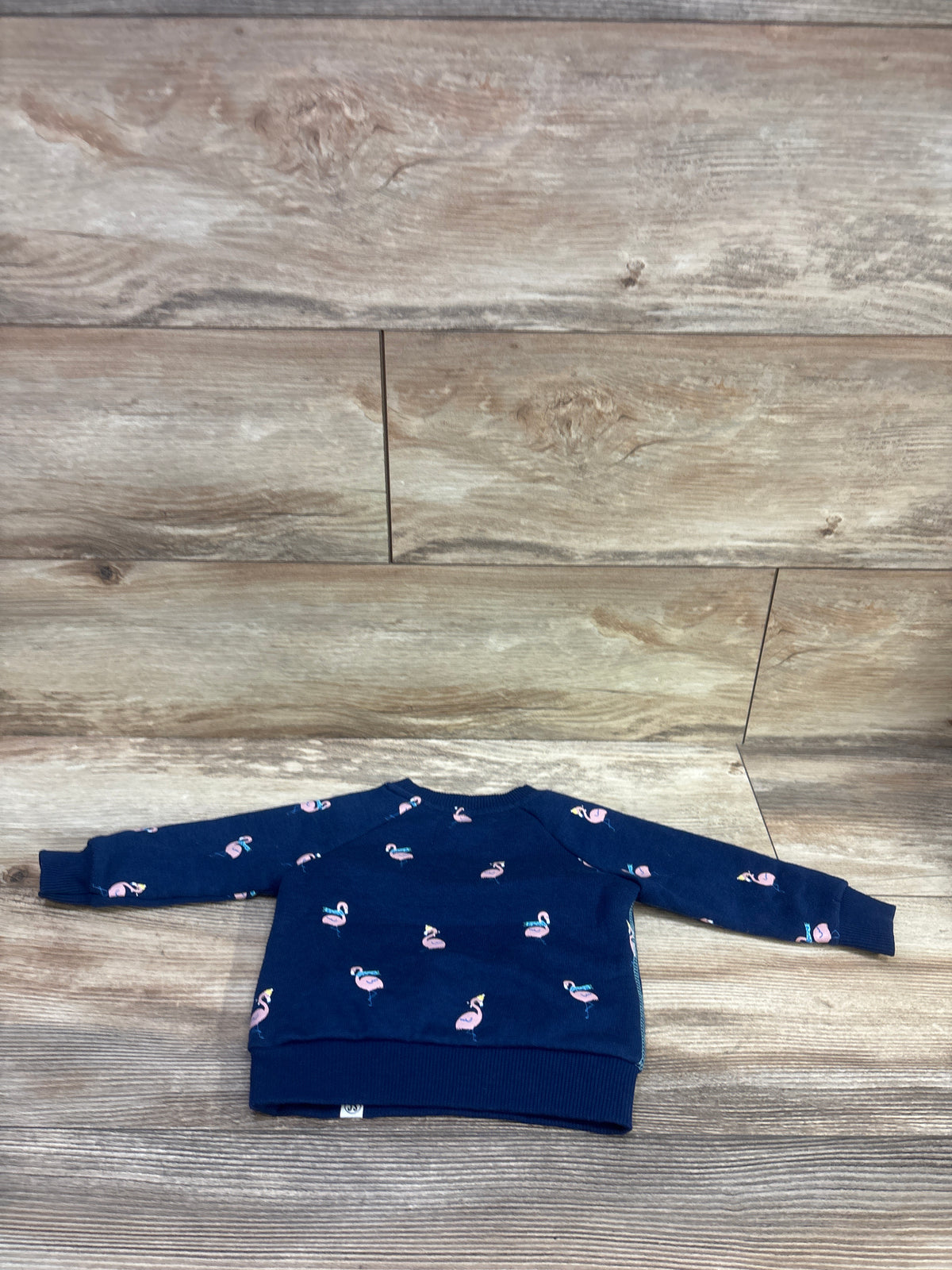 Sovereign Code Flamingo Pullover Sweatshirt Navy sz 6m