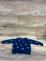 Sovereign Code Flamingo Pullover Sweatshirt Navy sz 6m