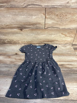 Cat & Jack Floral Pocket Dress Grey sz 4/5T