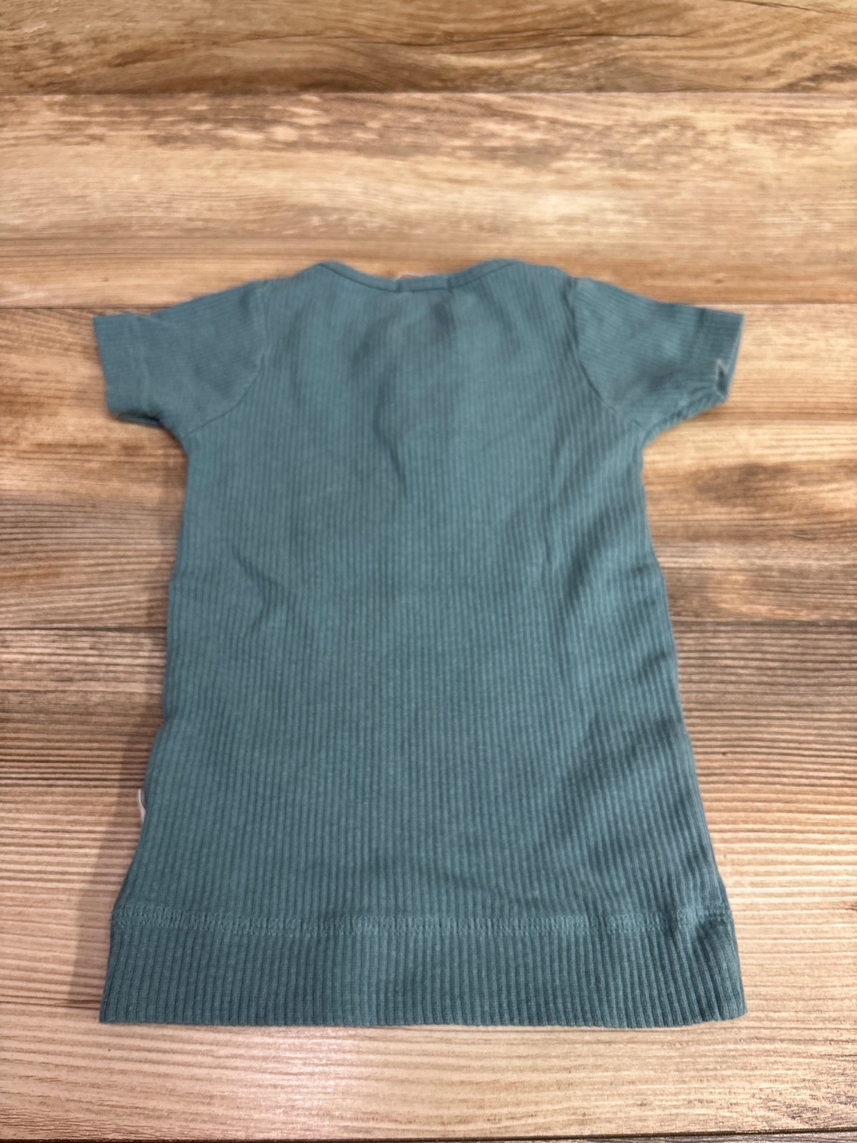 Jamie Kay Organic Cotton Modal Henley Tee Shirt Teal sz 3T