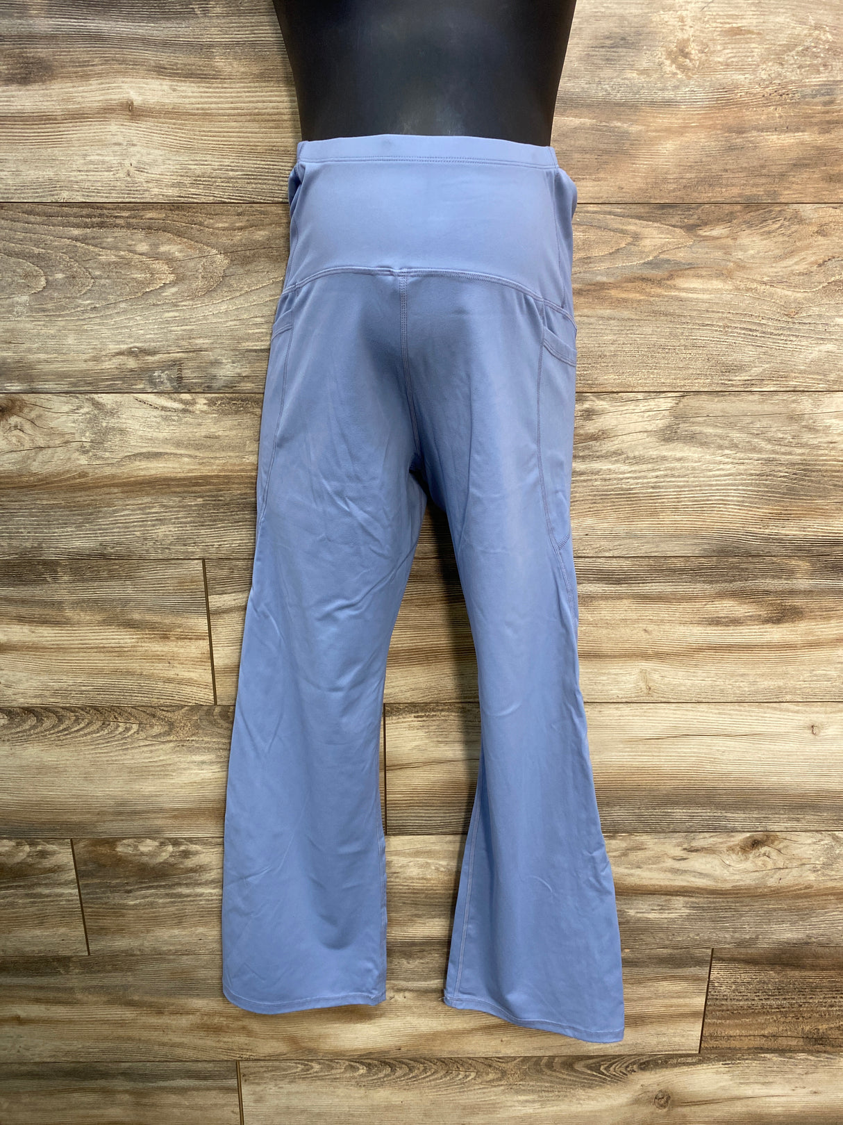 JOYSPELS Smooth Feeling Flare Maternity Leggings Light Blue sz Medium