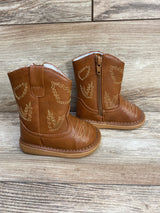 Wee Squeak Western Boot Brown sz 4c