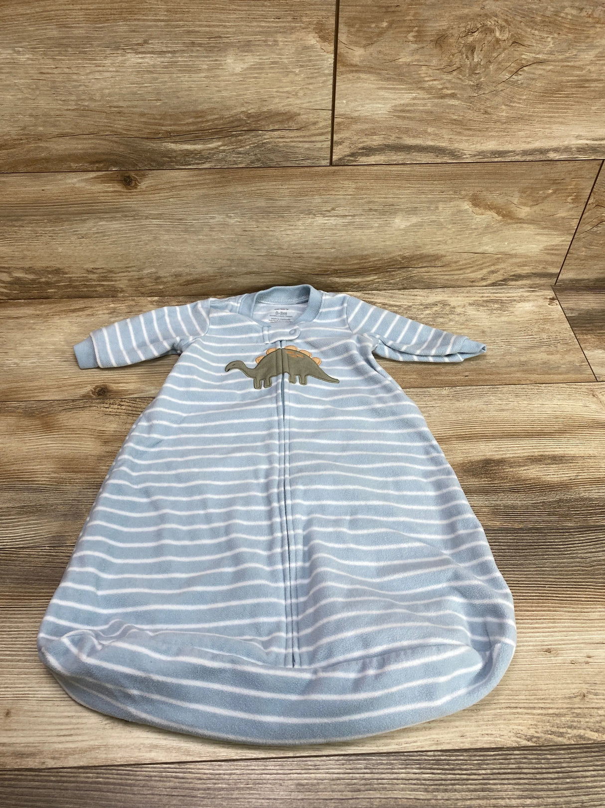 Carter's Striped Fleece Bag Blue sz 0-3m