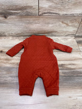 Old Navy Quilted Jumpsuit Orange sz 0-3m