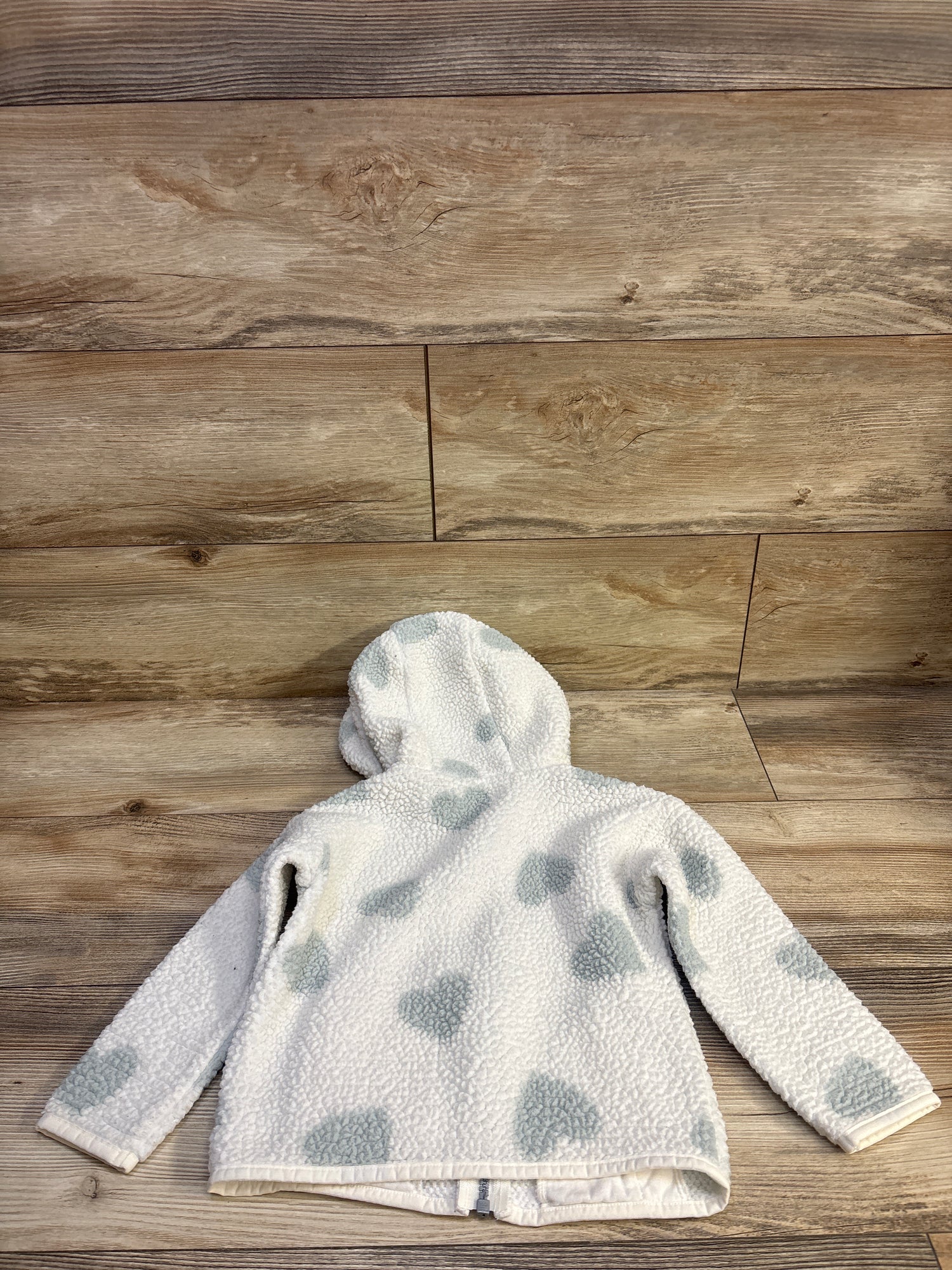 Carter's Full-Zip Sherpa Jacket White sz 3T