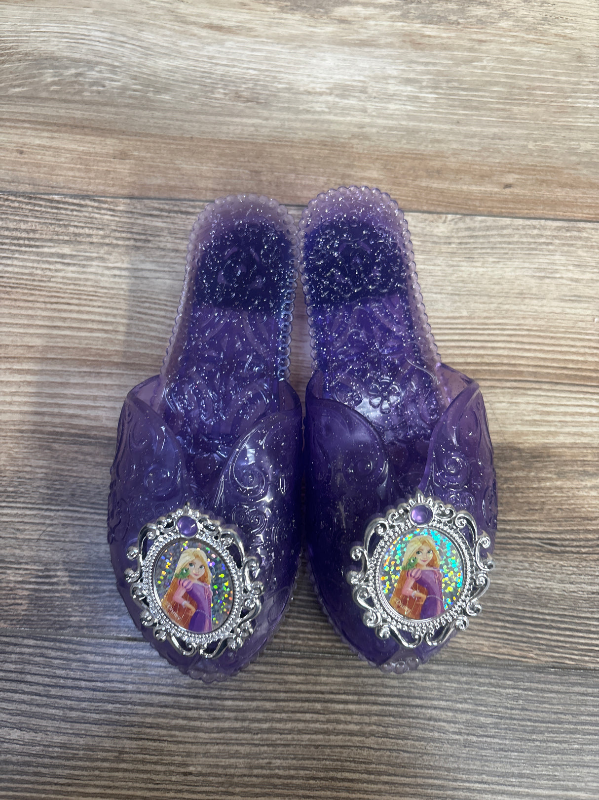 Disney Princess Rapunzel Dress Up Shoes Purple sz 8c