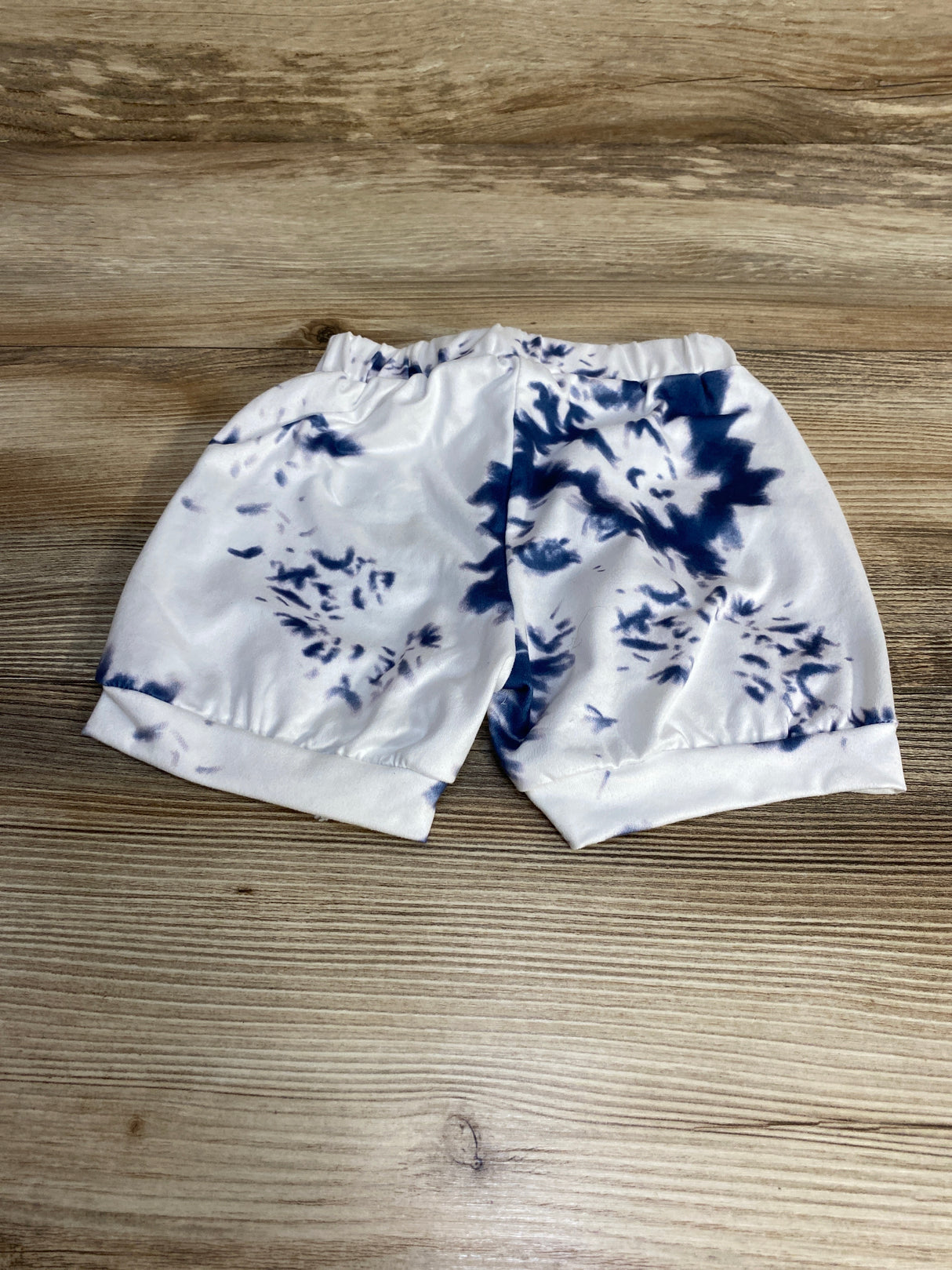 Tie-Dye Pull On Shorts White sz 3-6m