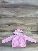 Hooded Full Zip Sweatshirt Pink sz 9-12m