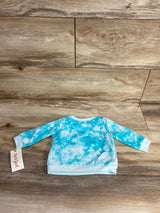 NEW Cat & Jack Tie-Dye Sweatshirt Blue sz 0-3m