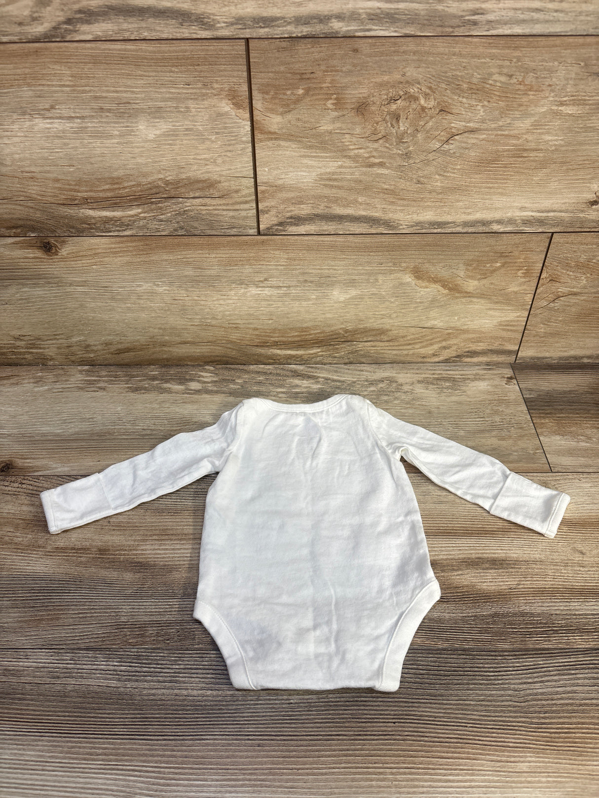 Baby Gap Long Sleeve Bodysuit White sz 0-3m