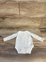 Baby Gap Long Sleeve Bodysuit White sz 0-3m
