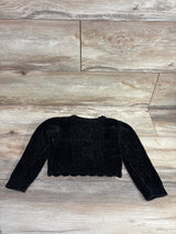 Velour Chunky Knit Pull Over Sweater Black sz 6m