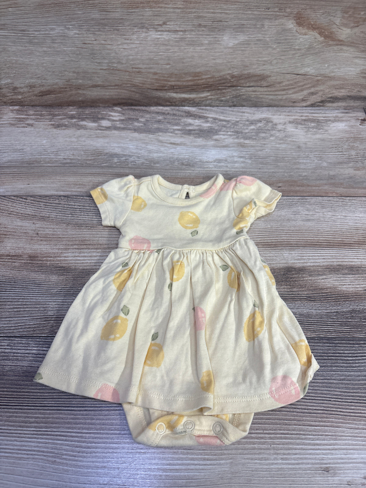 Child Of Mine Lemon Bodysuit Dress Yellow sz Newborn