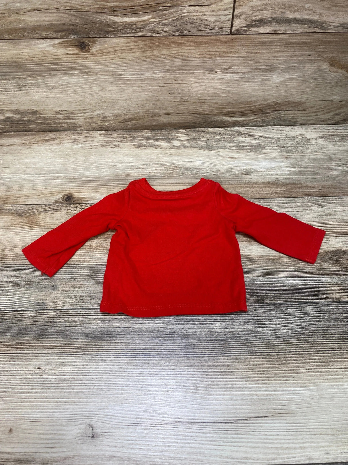 Cat & Jack Long Sleeve Shirt Red sz Newborn