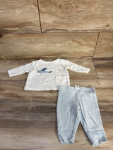 Carter's 2pc Shirt & Pants Set White sz 3m