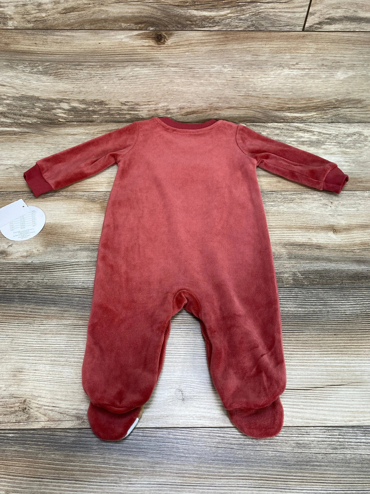 NEW Koalababy Velour Coverall Moose Applique Red Paprika Sz 3-6m