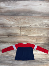 Copper Denim Waffle Knit Shirt Red sz 3T