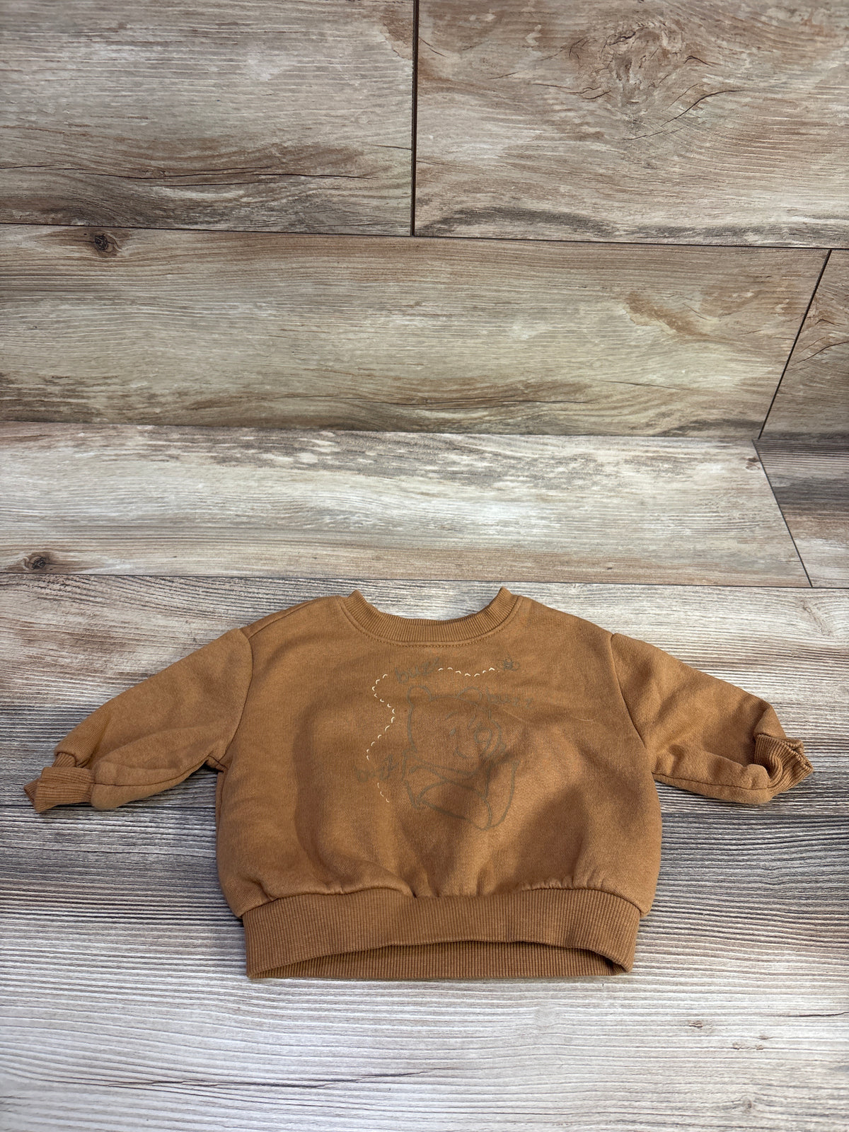 Old Navy x Disney Winnie The Pooh Pullover Sweatshirt Brown sz 0-3m