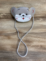 Grey Mouse Small Crossbody Purse