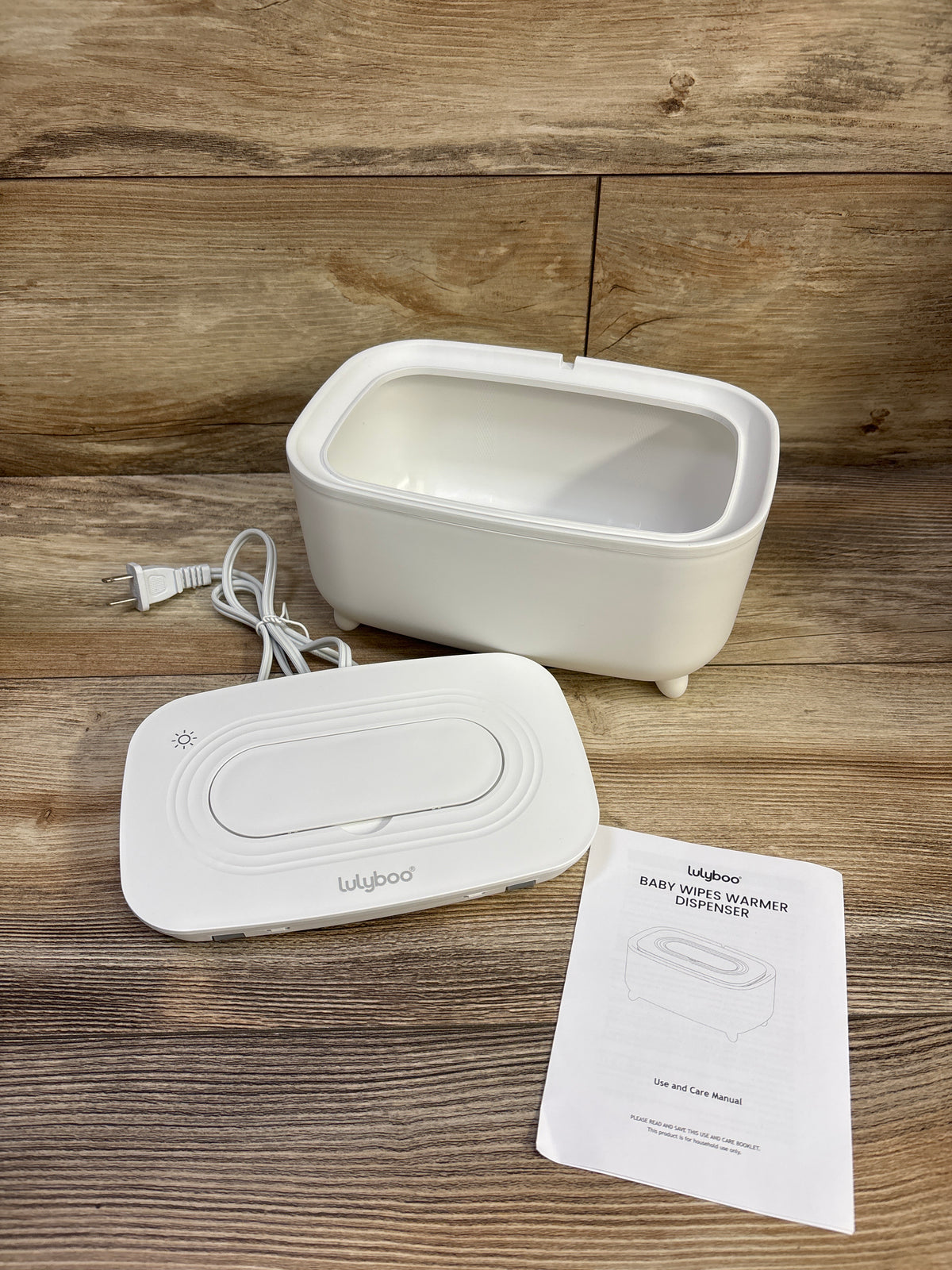 NEW Lulyboo Wipe Warmer and Dispenser, White