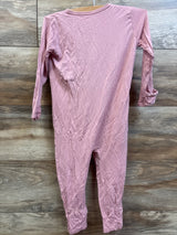 GUISBY Bamboo 2 Way Zipper Sleeper Pink sz 18-24m