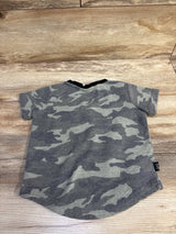Oliva + Scout Camo Waffle Knit Shirt Green sz 2T