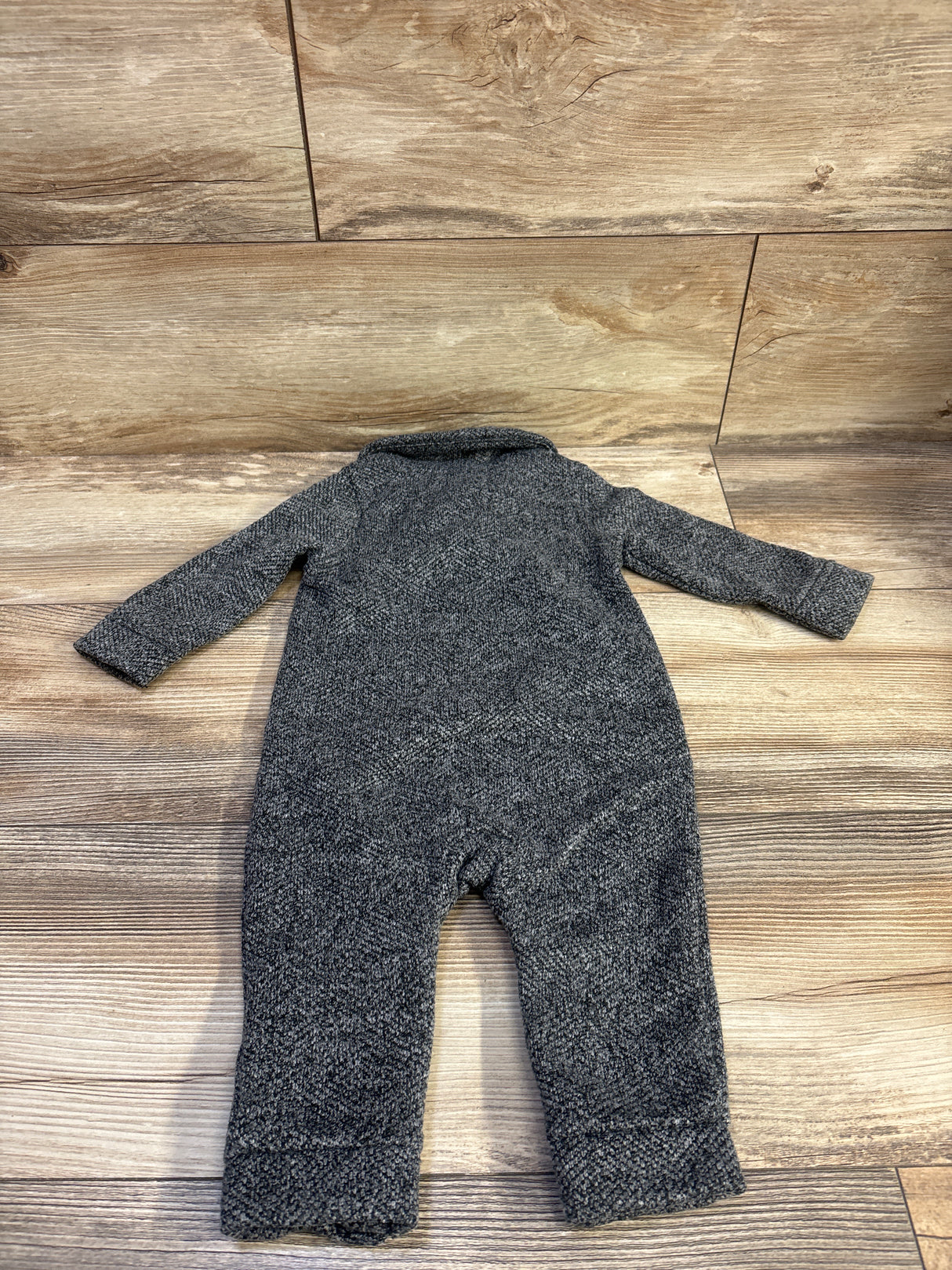 Old Navy Shawl Collar Knit Coverall Grey sz 6-12m