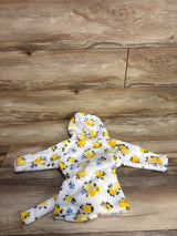 Luvable Friends Floral Robe White sz 0-9m