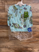 NEW Disney Toy Story Buzz Lightyear Sweatshirt Blue sz 2T
