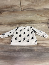 Cat & Jack Lightning Bolt Sweatshirt Ivory sz 3-6m