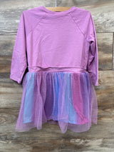 Gabby's Dollhouse Long Sleeve Tulle Dress Pink sz 5T