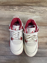 Air Jordan 4 Retro Sneakers Ivory/Sierra Red sz 11c