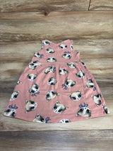 H&M Cat Print Tank Dress Pink sz 3-4T