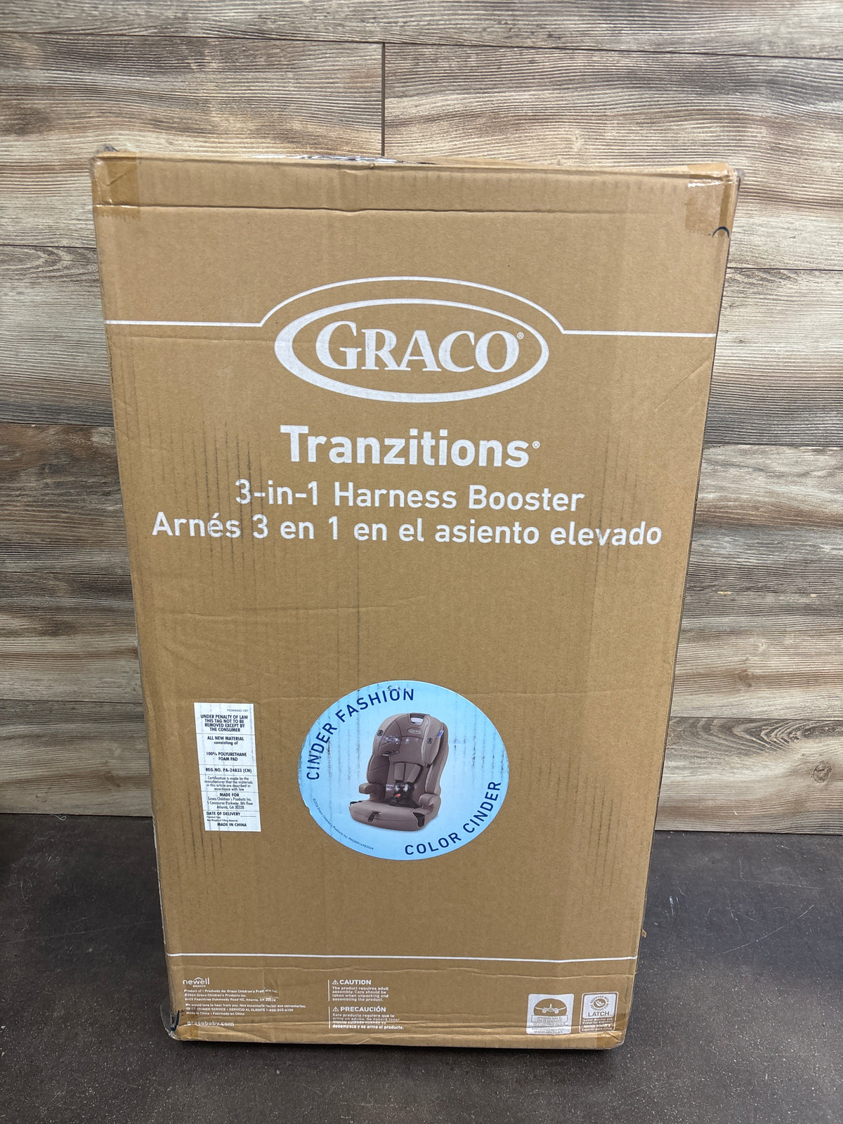 NEW Graco Tranzitions 3-in-1 Harness Booster Car Seat - Cinder