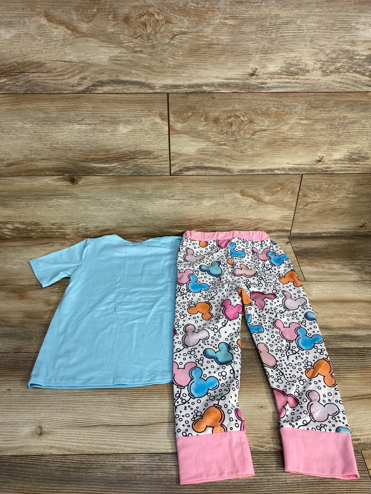 2pc Happiest Babe On Earth Pajama Set Blue 4T