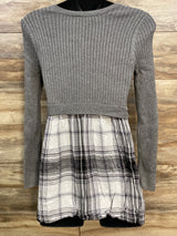 Motherhood Maternity Rib Knit Sweater Dress Grey sz Small