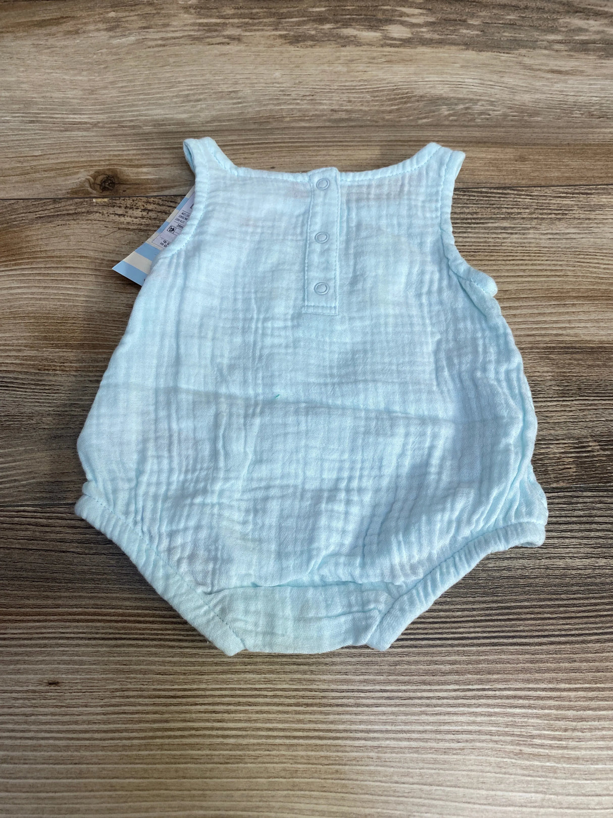 NEW Cat & Jack Gauze Bunny Romper Blue sz Newborn