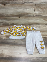 Primark Disney 2pc Lion King Sweatshirt Set Oatmeal sz 6-9m