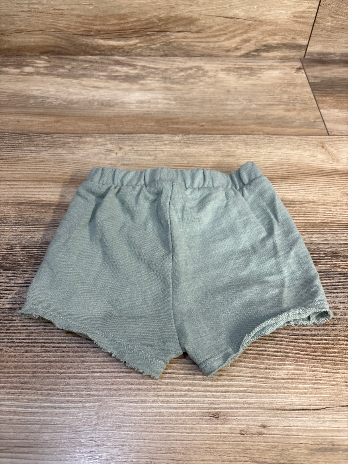 Grayson Mini Drawstring Raw Hem Shorts Green sz 3-6m