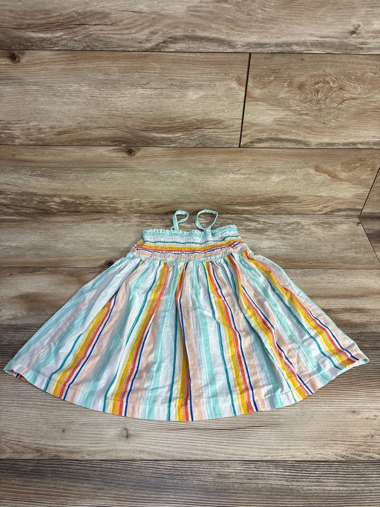 Carter's Striped Dress White sz 3T - Me n Mommy To Be