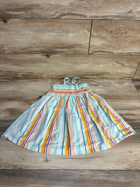 Carter's Striped Dress White sz 3T - Me n Mommy To Be