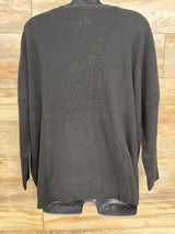 NWOT Gap Maternity V-Neck Sweater in True Black sz Large